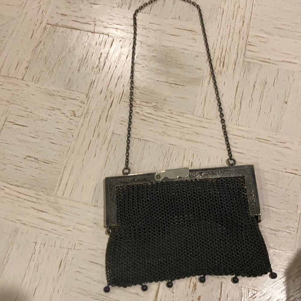 German Sterling silver vintage bag